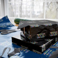 LGBT Romance Hockey Wrapping Paper Roll Mentally Im At The Cottage Team Hollanov Fan