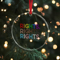 LGBTQ Trans Rights Crystal Glass Ornament Social Justice Equality Human Rights TS10