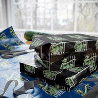 Liberty Has Spoken Wrapping Paper Roll Funny Basketball Statue of Liberty Pointing Meme