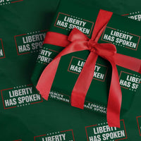 Liberty Has Spoken Funny Basketball Pointing Meme Wrapping Paper Roll
