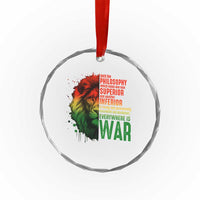 Lion of Judah Crystal Glass Ornament Rasta Haile Selassie War Speech Jah Bless TS10