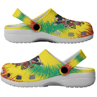 Lithuania Christmas Clogs Shoes Skeleton Rugby Tie Dye Vintage - Wonder Print Shop