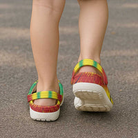 Lithuania Christmas Clogs Shoes Skeleton Rugby Tie Dye Vintage - Wonder Print Shop