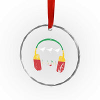 Little Birds Crystal Glass Ornament Rastafari Rasta Reggae Music Headphones Jamaican Pride TS10