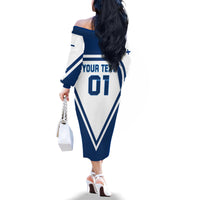 Finland Hockey 2024 Family Matching Off The Shoulder Long Sleeve Dress and Hawaiian Shirt Come on Leijonat - Wonder Print Shop