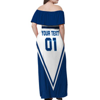 Finland Hockey 2024 Off Shoulder Maxi Dress Come on Leijonat - Wonder Print Shop