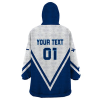 Finland Hockey 2024 Wearable Blanket Hoodie Come on Leijonat - Wonder Print Shop