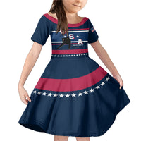 USA Hockey 2024 Family Matching Mermaid Dress and Hawaiian Shirt Go Team USA - Wonder Print Shop