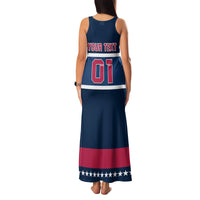 USA Hockey 2024 Family Matching Tank Maxi Dress and Hawaiian Shirt Go Team USA - Wonder Print Shop