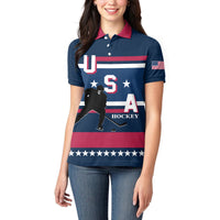 USA Hockey 2024 Women Polo Shirt Go Team USA - Wonder Print Shop