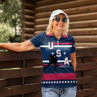 USA Hockey 2024 Women Polo Shirt Go Team USA - Wonder Print Shop