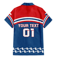 Czech Hockey 2024 Family Matching Mermaid Dress and Hawaiian Shirt Come on Czechia - Wonder Print Shop