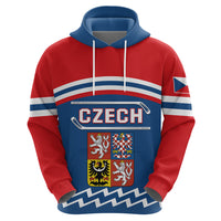 Czech Hockey 2024 Hoodie Come on Czechia - Wonder Print Shop