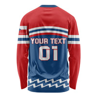 Czech Hockey 2024 Long Sleeve Shirt Come on Czechia - Wonder Print Shop