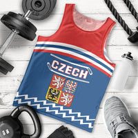 Czech Hockey 2024 Men Tank Top Come on Czechia - Wonder Print Shop