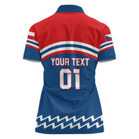 Czech Hockey 2024 Women Polo Shirt Come on Czechia - Wonder Print Shop