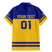 Sweden Hockey 2024 Family Matching Mermaid Dress and Hawaiian Shirt Tre Kronor Come on - Wonder Print Shop