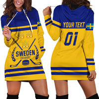 Sweden Hockey 2024 Hoodie Dress Tre Kronor Come on - Wonder Print Shop