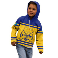 Sweden Hockey 2024 Kid Hoodie Tre Kronor Come on LT01