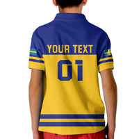 Sweden Hockey 2024 Kid Polo Shirt Tre Kronor Come on - Wonder Print Shop