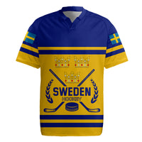Sweden Hockey 2024 Rugby Jersey Tre Kronor Come on - Wonder Print Shop