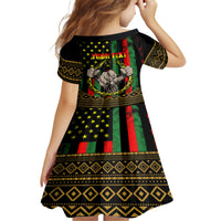 Juneteenth Celebration 2024 Kid Short Sleeve Dress Black History June 19 - Wonder Print Shop