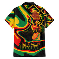 Juneteenth 2024 Family Matching Puletasi and Hawaiian Shirt 1865 Freedom Day Anniversary - Wonder Print Shop