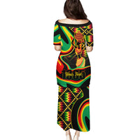 Juneteenth 2024 Family Matching Puletasi and Hawaiian Shirt 1865 Freedom Day Anniversary - Wonder Print Shop