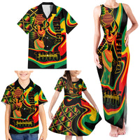 Juneteenth 2024 Family Matching Tank Maxi Dress and Hawaiian Shirt 1865 Freedom Day Anniversary - Wonder Print Shop