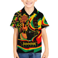 Juneteenth 2024 Kid Hawaiian Shirt 1865 Freedom Day Anniversary - Wonder Print Shop