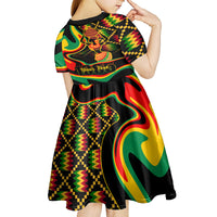 Juneteenth 2024 Kid Short Sleeve Dress 1865 Freedom Day Anniversary - Wonder Print Shop