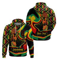 Juneteenth 2024 Zip Hoodie 1865 Freedom Day Anniversary - Wonder Print Shop