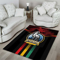 Cricket Guyana Harpy Eagles Area Rug Let's Go Guyana