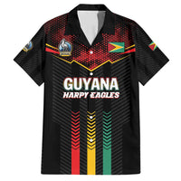 Custom Cricket Guyana Harpy Eagles Family Matching Long Sleeve Bodycon Dress and Hawaiian Shirt Let's Go Guyana