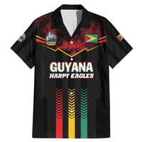 Custom Cricket Guyana Harpy Eagles Family Matching Mermaid Dress and Hawaiian Shirt Let's Go Guyana