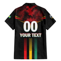 Custom Cricket Guyana Harpy Eagles Family Matching Mermaid Dress and Hawaiian Shirt Let's Go Guyana