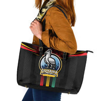 Cricket Guyana Harpy Eagles Leather Tote Bag Let's Go Guyana