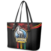 Cricket Guyana Harpy Eagles Leather Tote Bag Let's Go Guyana