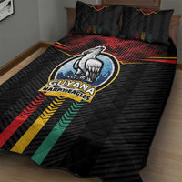 Cricket Guyana Harpy Eagles Quilt Bed Set Let's Go Guyana