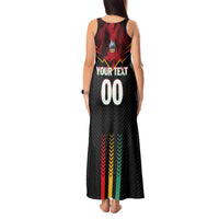 Custom Cricket Guyana Harpy Eagles Tank Maxi Dress Let's Go Guyana