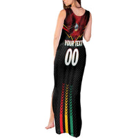 Custom Cricket Guyana Harpy Eagles Tank Maxi Dress Let's Go Guyana