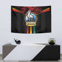 Cricket Guyana Harpy Eagles Tapestry Let's Go Guyana