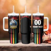 Custom Cricket Guyana Harpy Eagles Tumbler With Handle Let's Go Guyana