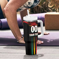 Custom Cricket Guyana Harpy Eagles Tumbler With Handle Let's Go Guyana