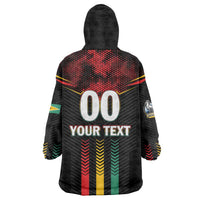 Custom Cricket Guyana Harpy Eagles Wearable Blanket Hoodie Let's Go Guyana
