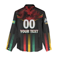 Custom Cricket Guyana Harpy Eagles Women Casual Shirt Let's Go Guyana