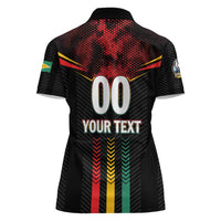 Custom Cricket Guyana Harpy Eagles Women Polo Shirt Let's Go Guyana