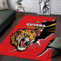 Cricket Guyana Jaguars Area Rug Go Champion