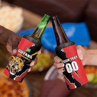 Custom Cricket Guyana Jaguars 4 in 1 Can Cooler Tumbler Go Champion