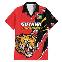 Custom Cricket Guyana Jaguars Family Matching Mermaid Dress and Hawaiian Shirt Go Champion